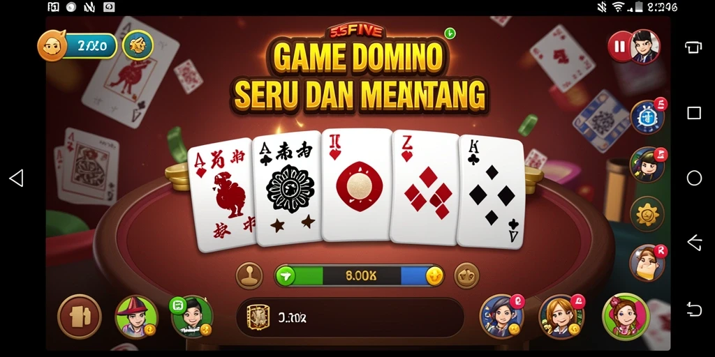 Tampilan game 55FIVE yang menarik dengan gameplay seru.
