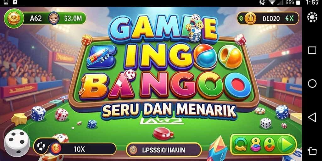 Tampilan gameplay Bingo seru di AA62 dengan teman-teman.