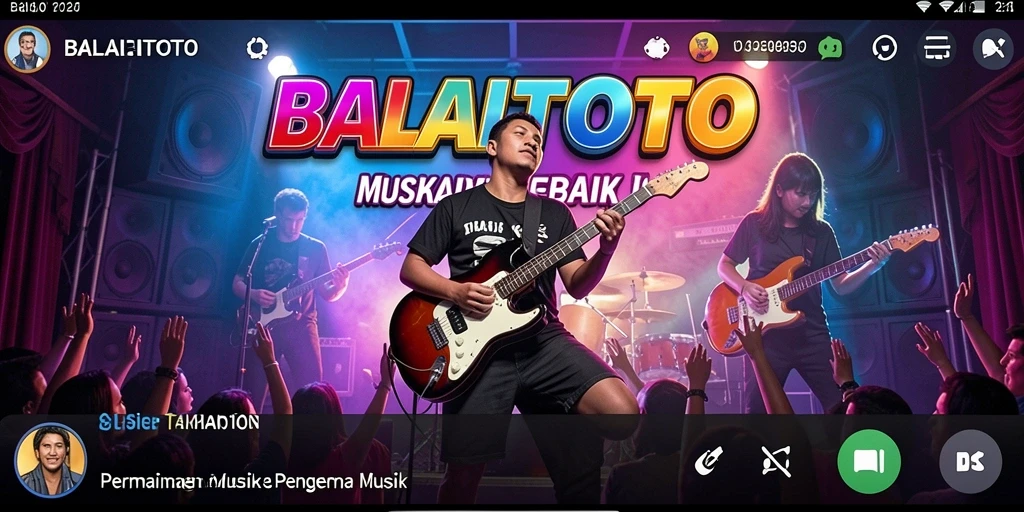 Tampilan gameplay BALAITOTO yang penuh semangat dan musik.