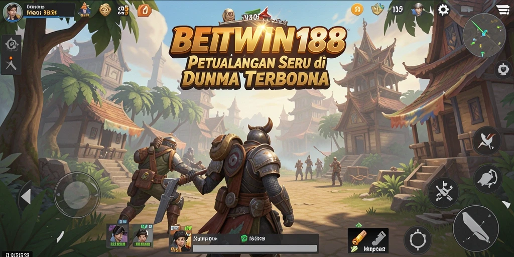 Tangkapan layar utama BETWIN188 menampilkan aksi permainan Open World yang menegangkan.
