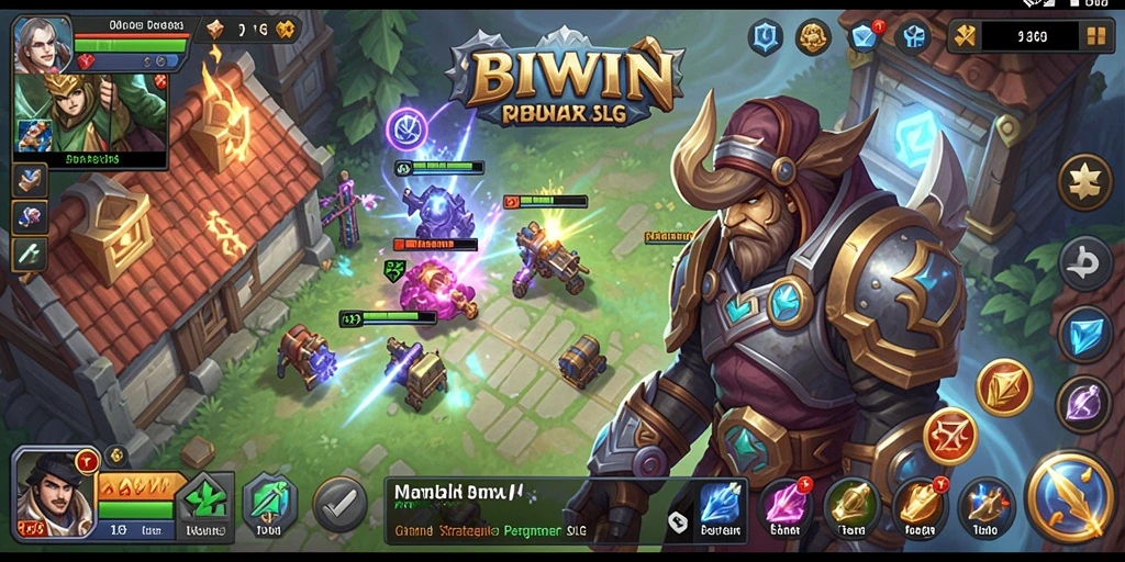 Screenshot gameplay menunjukkan aksi strategis yang mendebarkan di BIWIN.