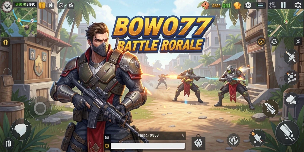 Gameplay seru di <strong>BOWO77</strong> dengan pertempuran intens di arena.