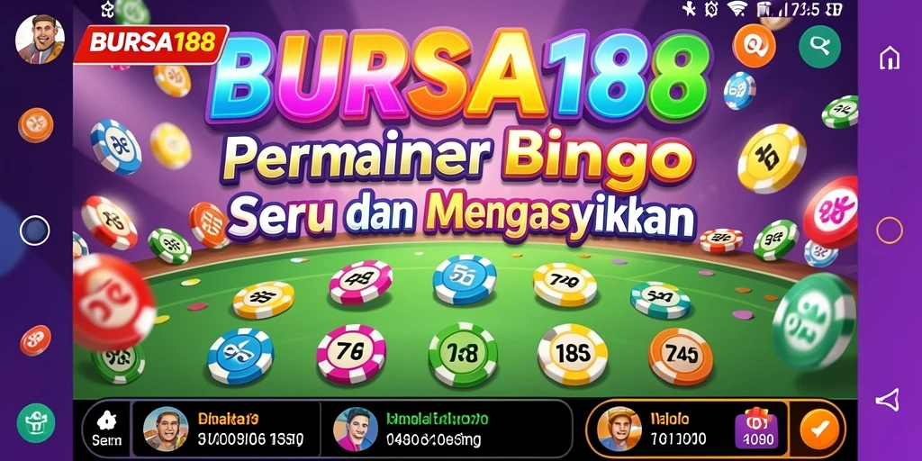 Tampilan gameplay seru BURSA188 dalam game Bingo.