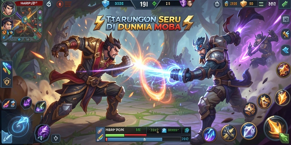 Tampilan menarik dari gameplay seru di HARAPJP.