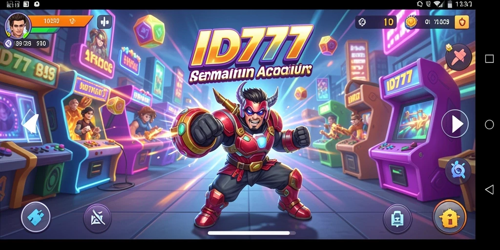 Tampilan gameplay menarik dari ID777 dalam genre Arcade.