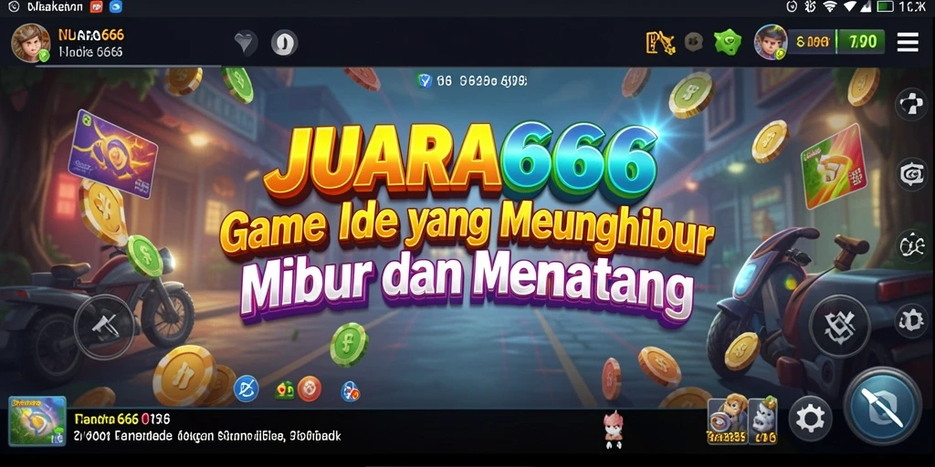 Tampilan gameplay JUARA666 yang seru dan menarik.