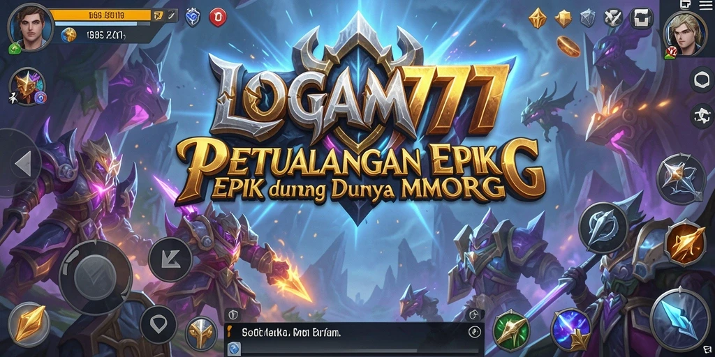 Tampilan gameplay menarik dari LOGAM777 dalam dunia MMORPG.