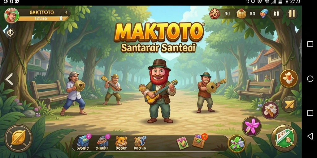 Tampilan gameplay <strong>MAKTOTO</strong> yang penuh warna dan menarik.