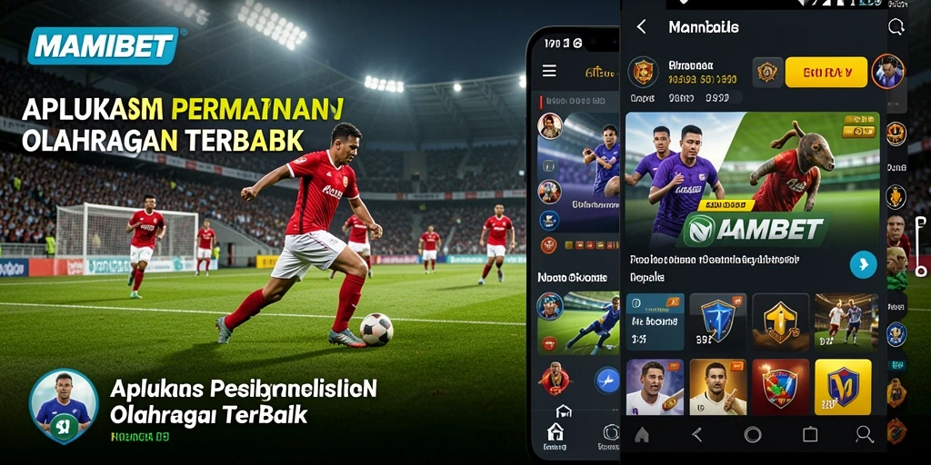 Screenshot utama MAMIBET menampilkan gameplay olahraga yang seru.