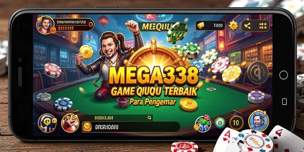 Screenshot utama MEGA338 menampilkan gameplay seru QiuQiu.