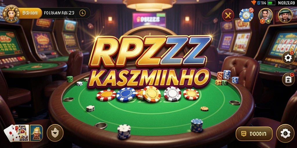 Screenshot utama dari gameplay seru RPZZZ di aplikasi Kasino.