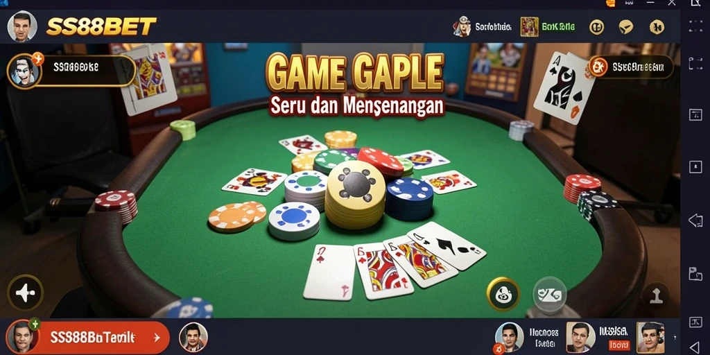 Tampilan gameplay seru dari SS88BET dengan teman-teman.