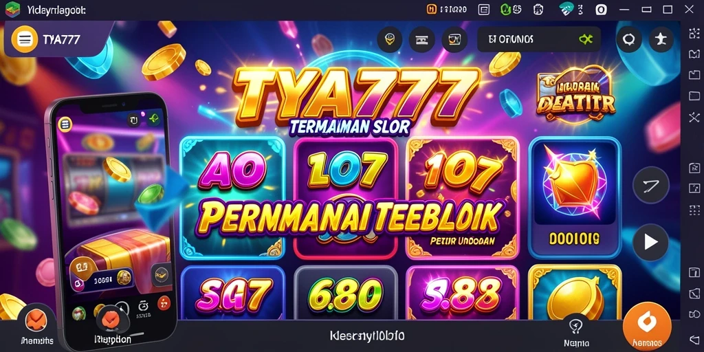 Tampilan permainan Slot TYA777 yang seru dan penuh warna.